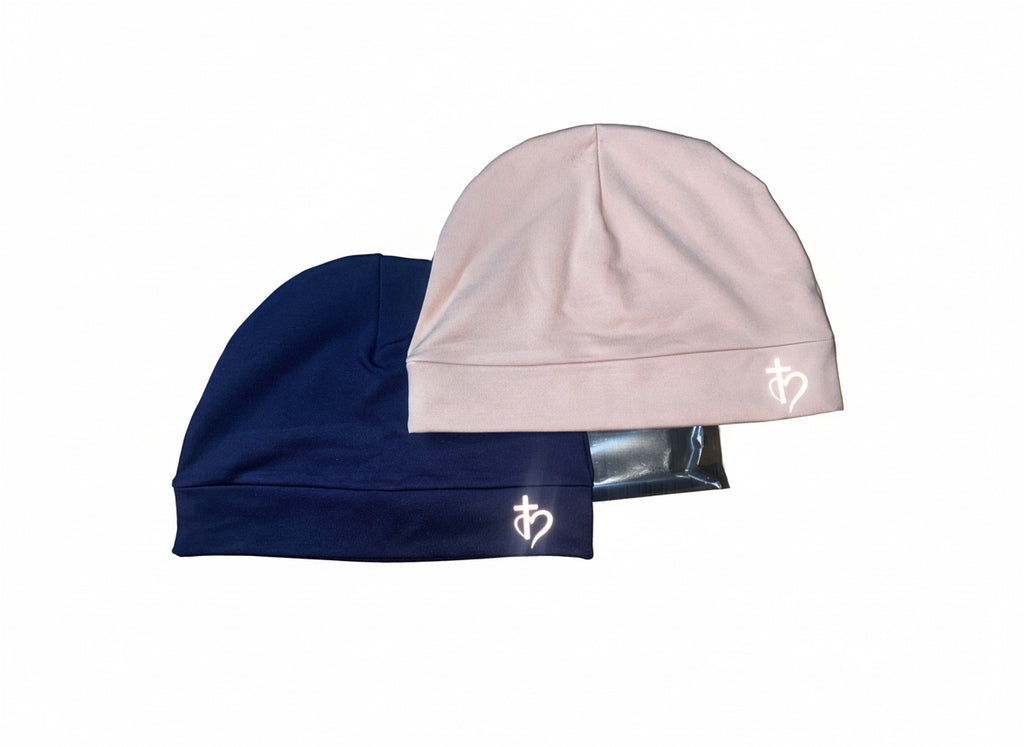 Navy and Pink Skullcap 2in1 deal reflective